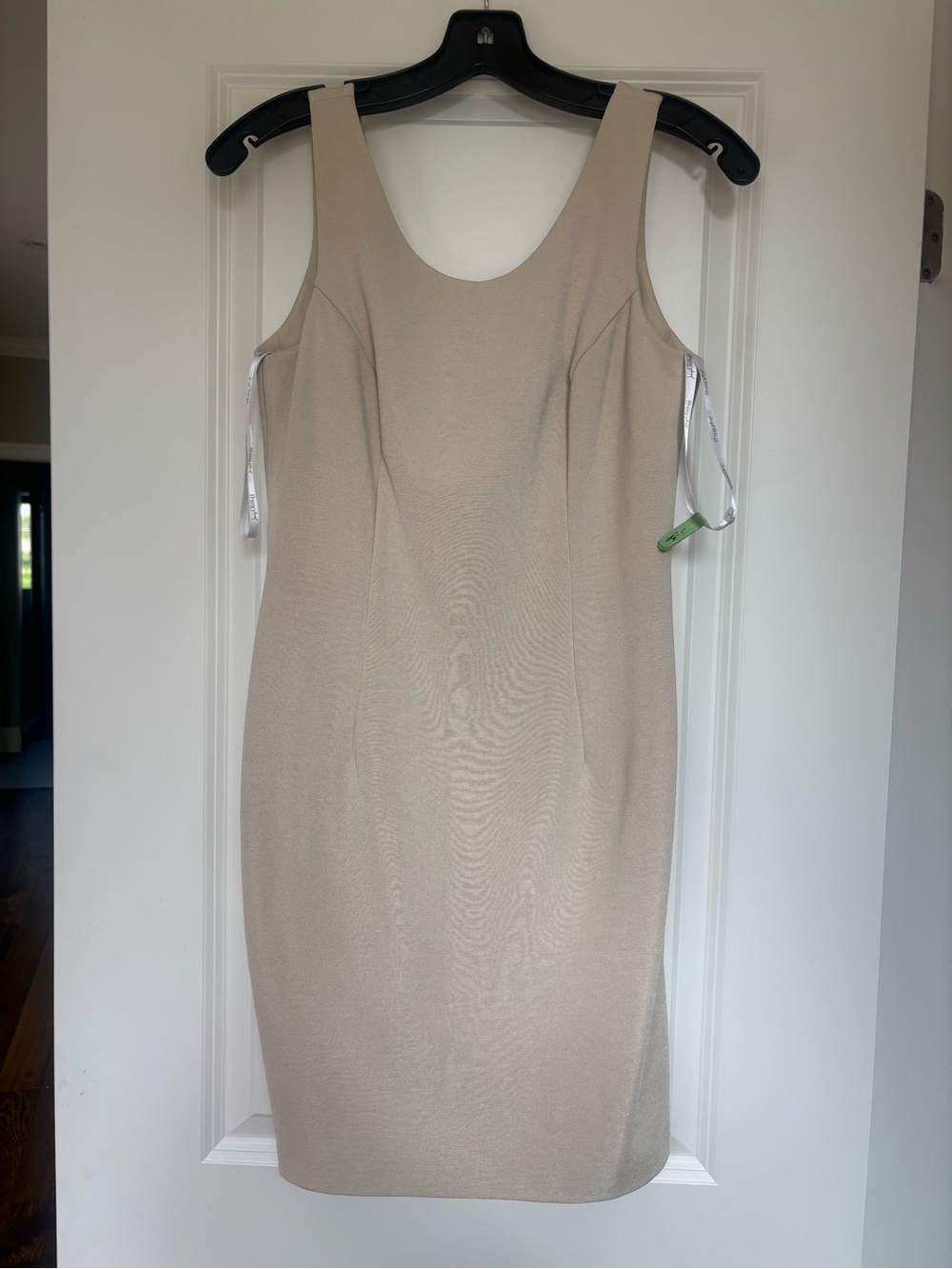 Vintage Joseph Ribkoff Beige Sheath Dress — Size 4